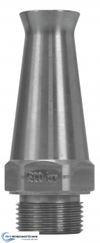 Langkegeldüse aus Edelstahl 500 Bar / 150° Celsius
